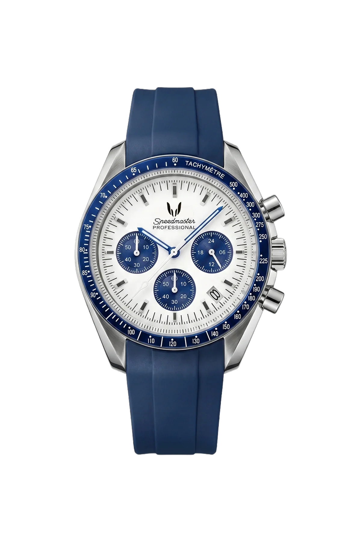 Custom Speedmaster Blue Panda - Image 4