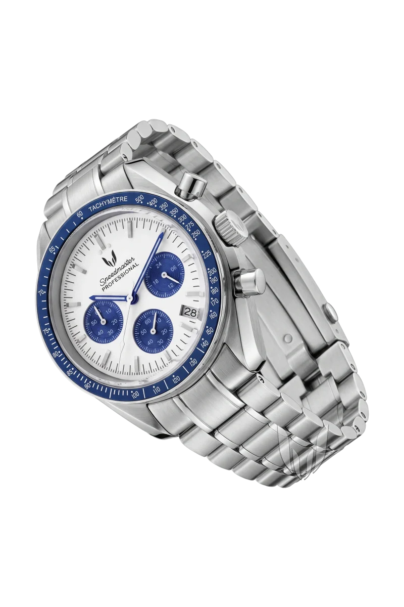 Custom Speedmaster Blue Panda - Image 5