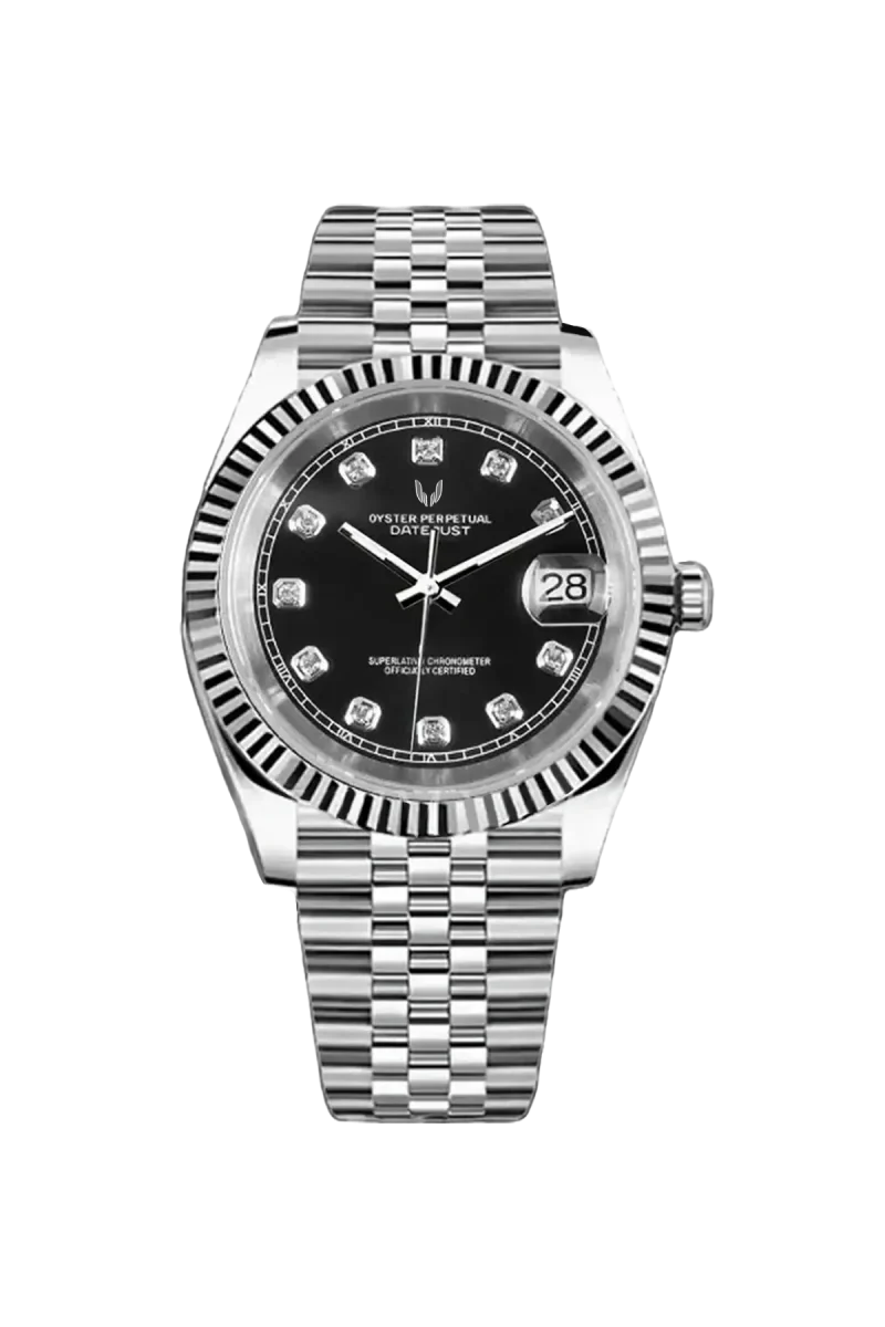 Custom Datejust Black Diamond