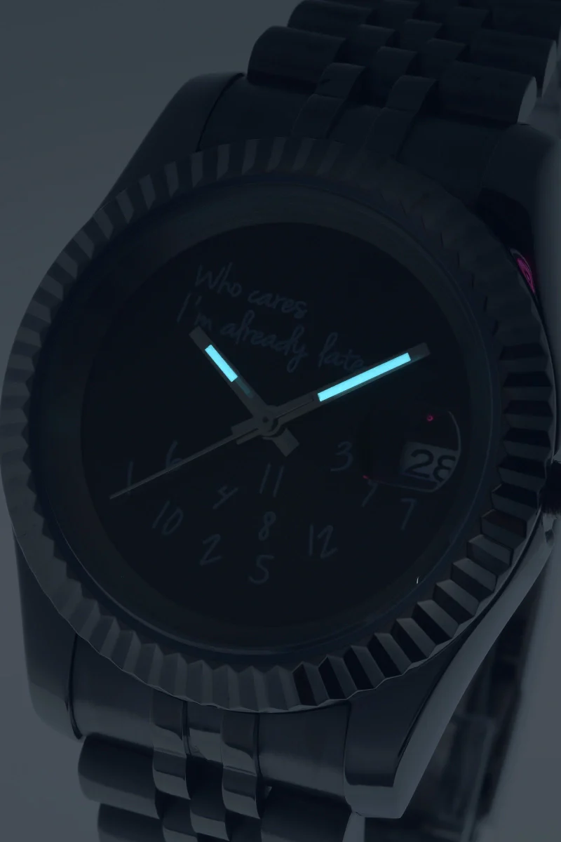 Custom Datejust Black Who Cares? - Image 7