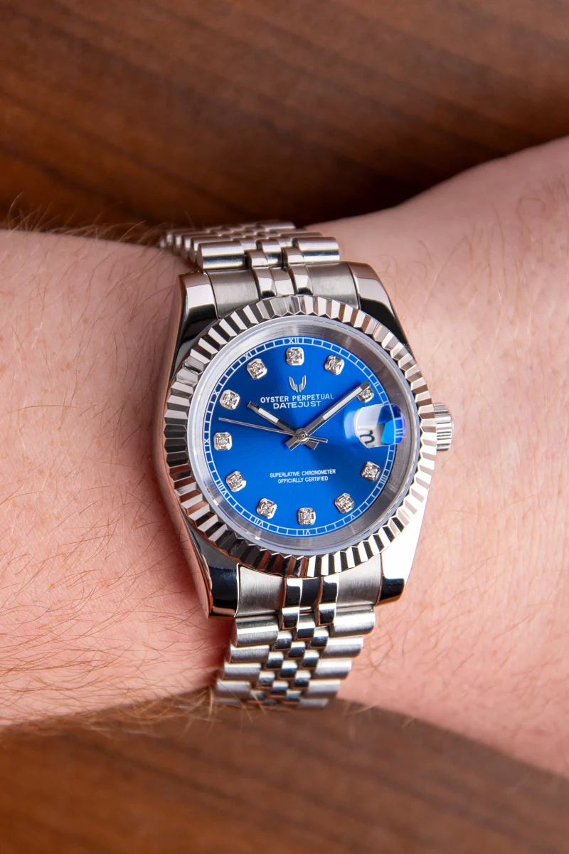 Custom Datejust Blue Diamond - Image 2