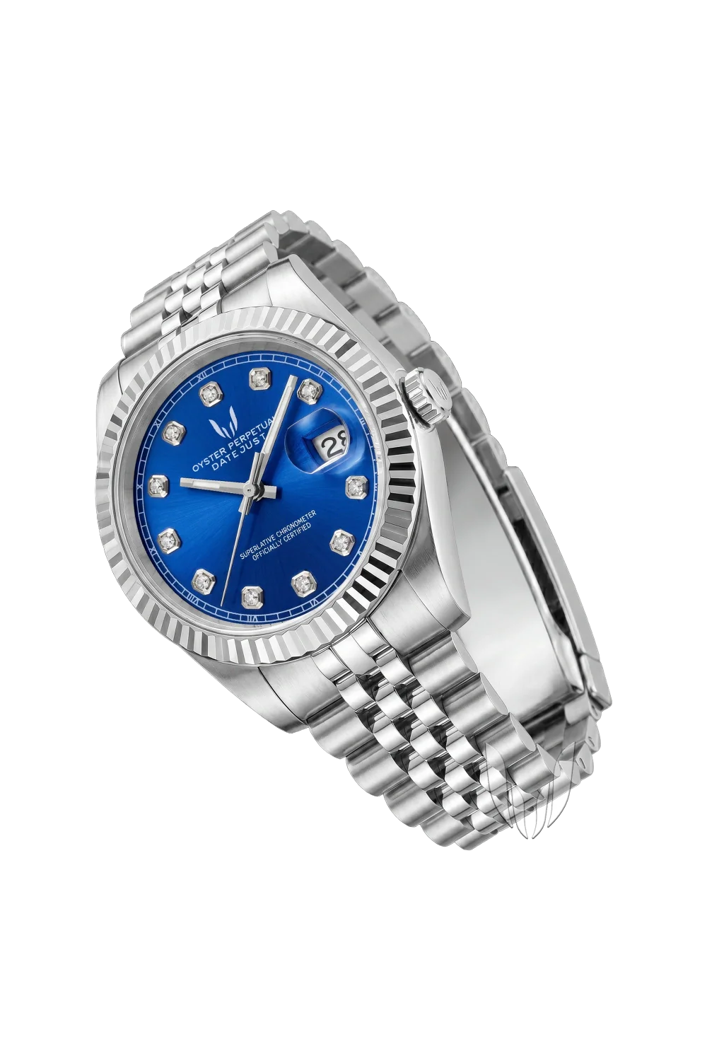 Custom Datejust Blue Diamond - Image 3