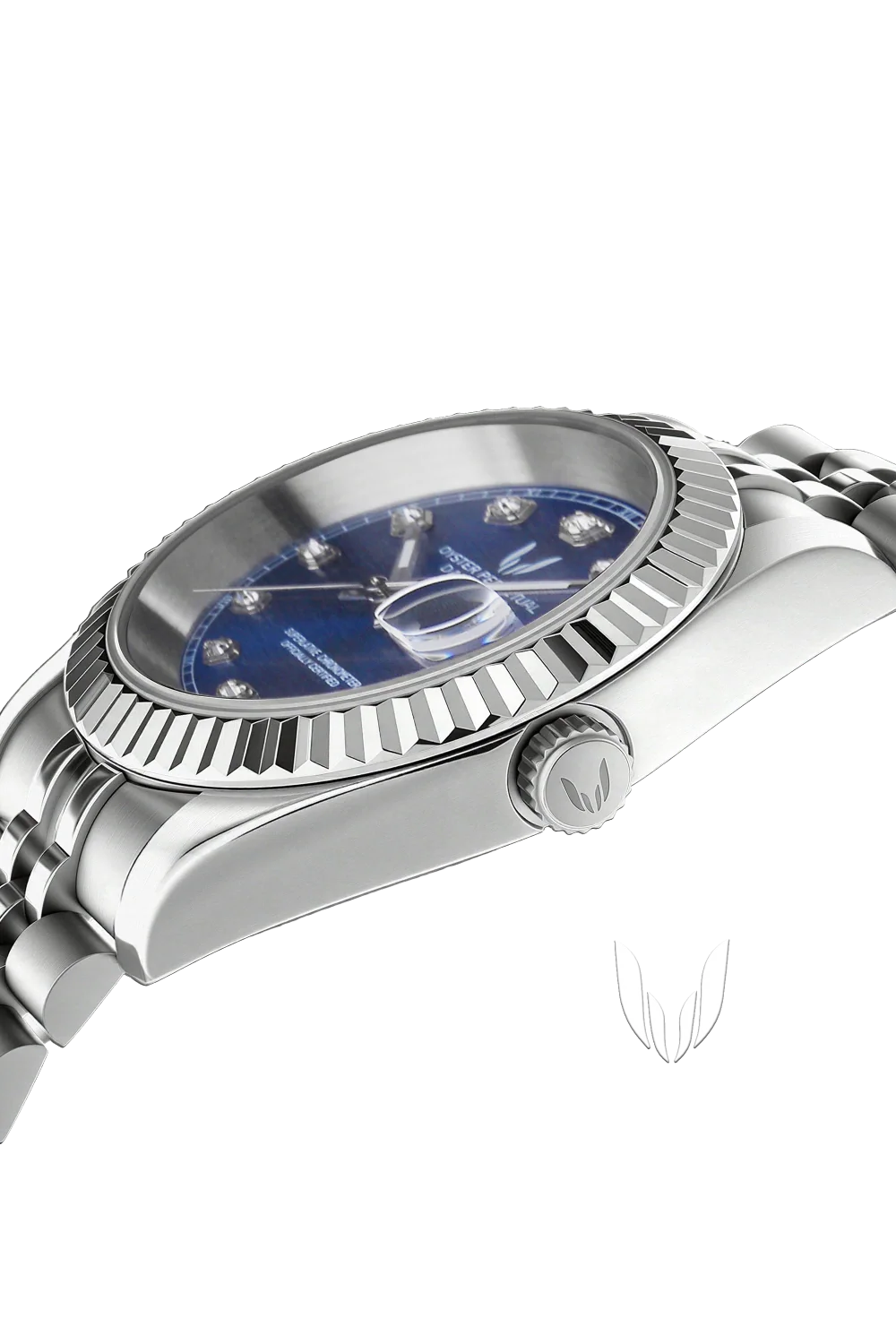 Custom Datejust Blue Diamond - Image 5