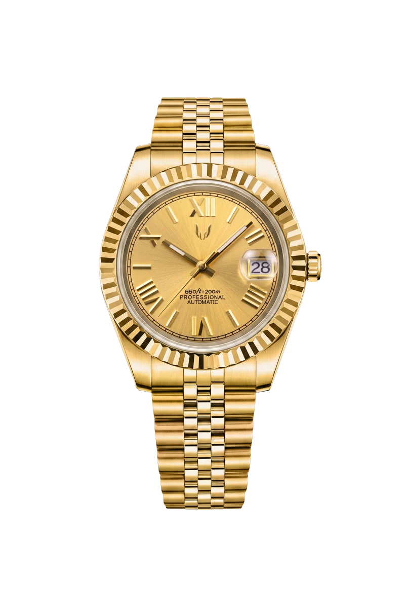 Custom Datejust Gold Roman
