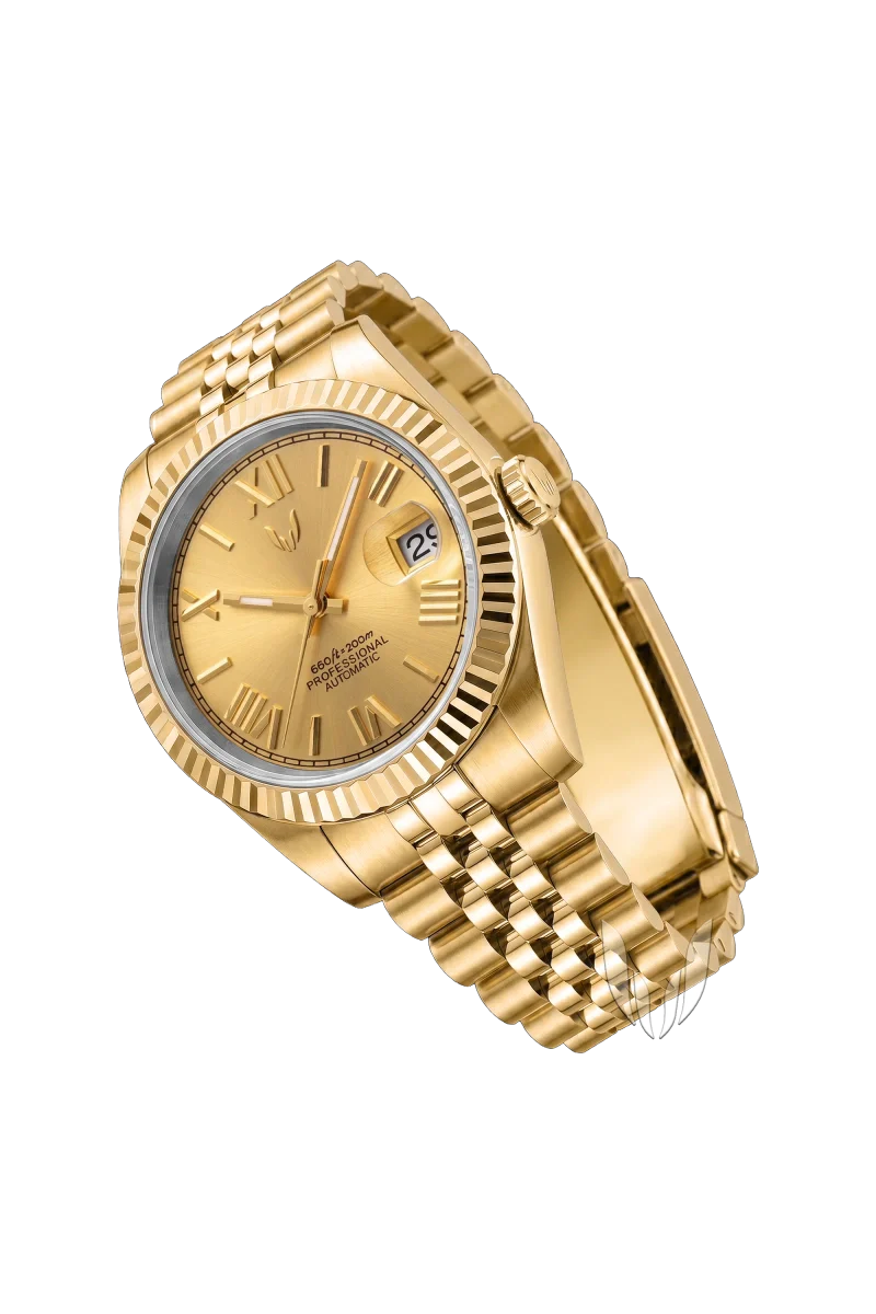Custom Datejust Gold Roman - Image 3