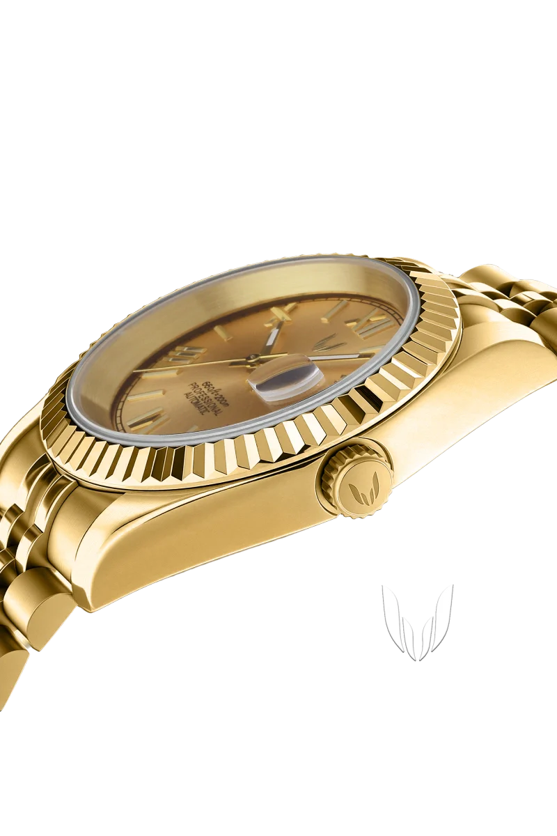 Custom Datejust Gold Roman - Image 5