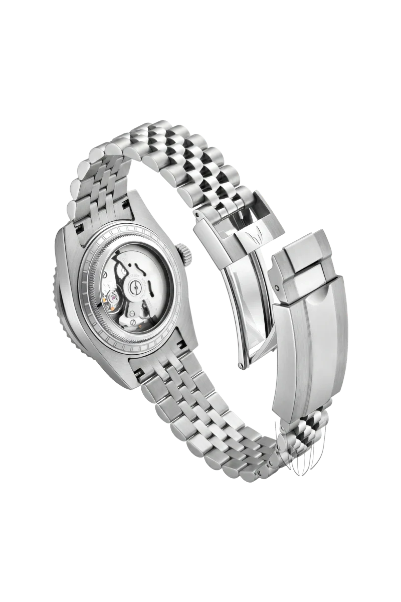 Custom Datejust Roman Silver - Image 3
