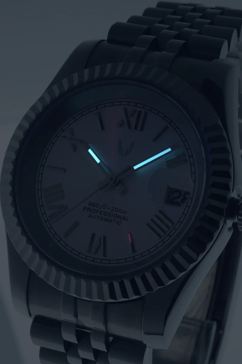 Custom Datejust Roman Silver - Image 5
