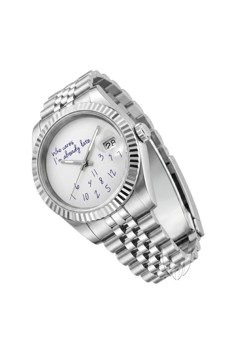 Custom Datejust White Who Cares? - Image 2