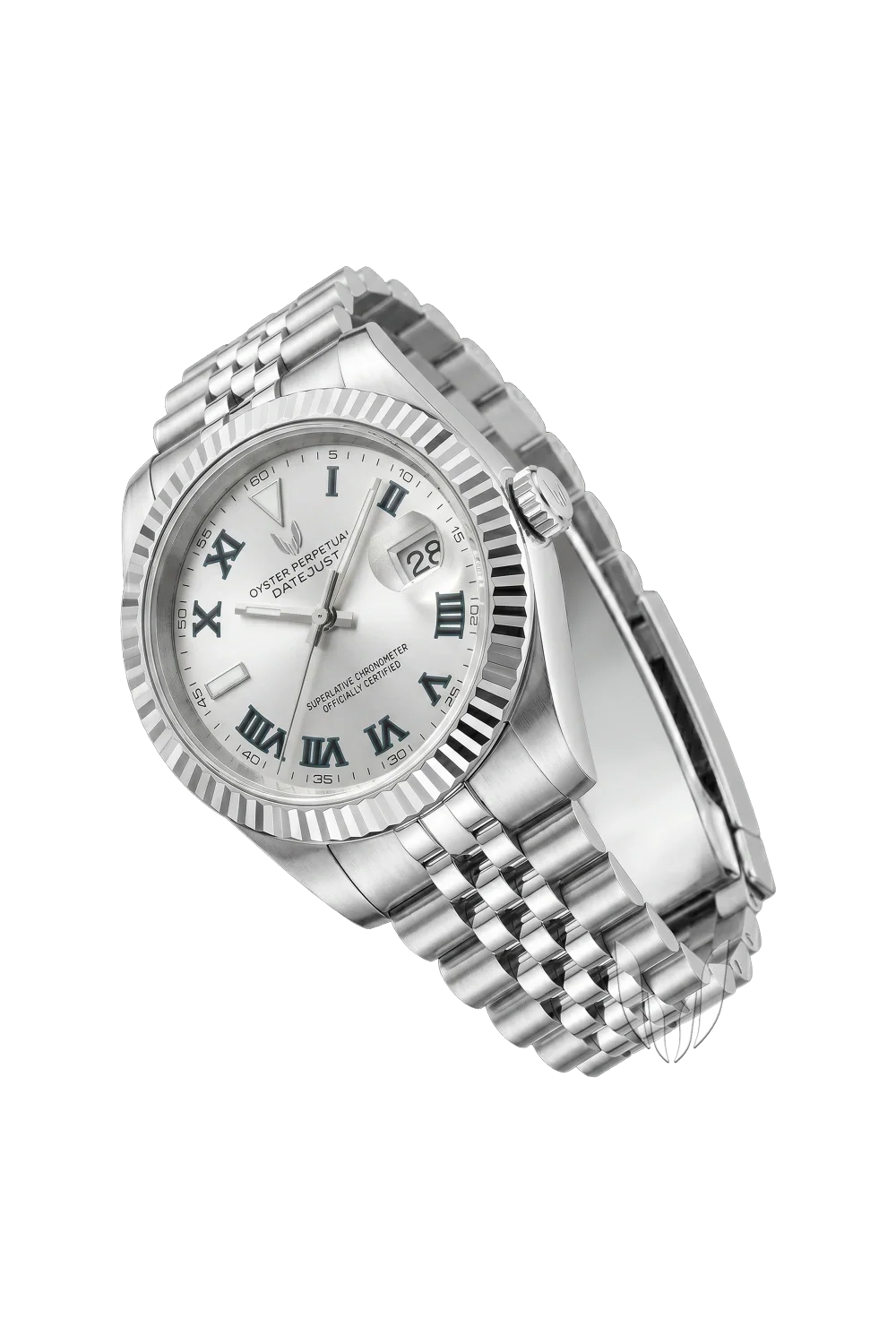 Custom Datejust Wimbledon Silver - Image 3