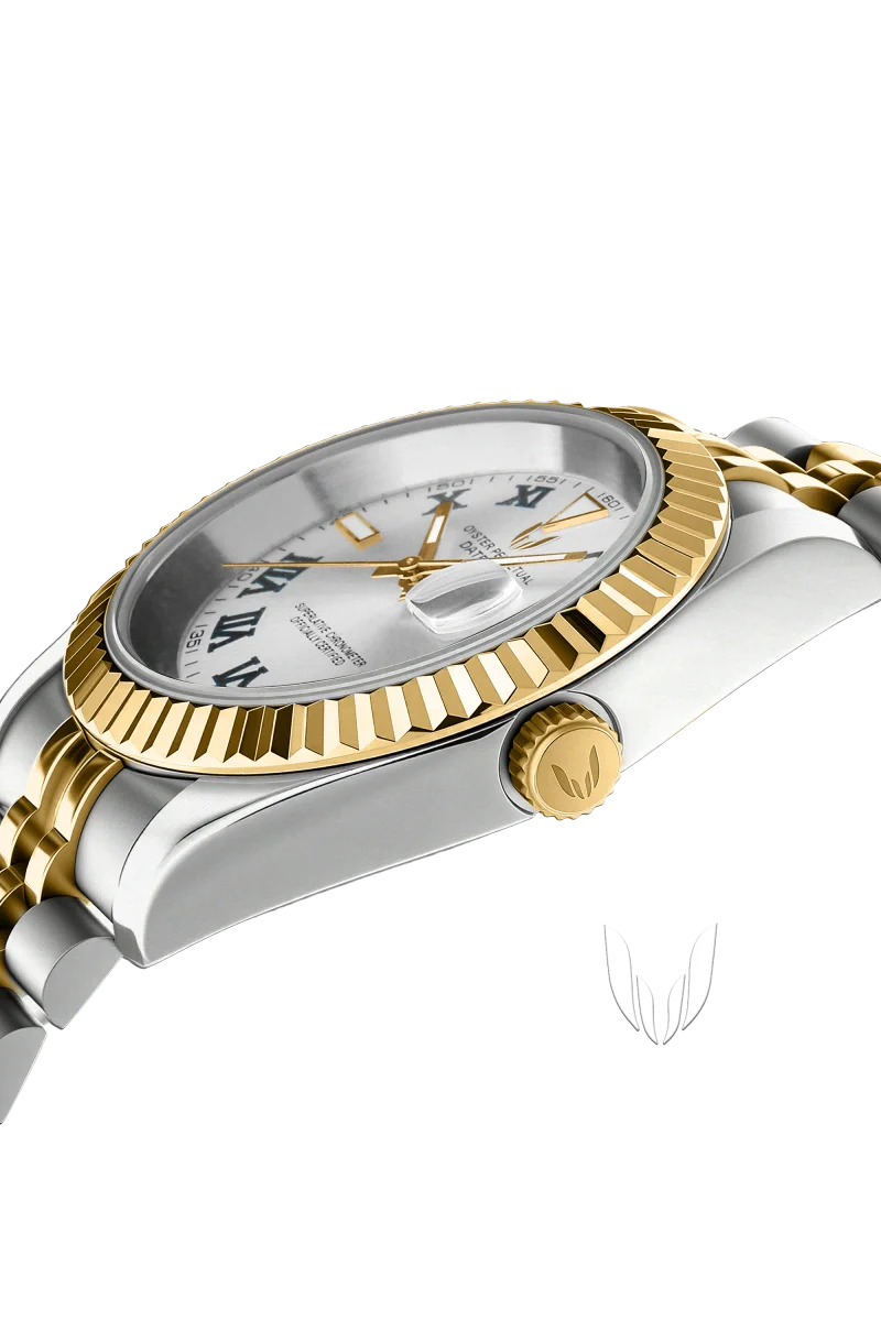 Custom Datejust Wimbledon Two-Tone Gold - Image 3