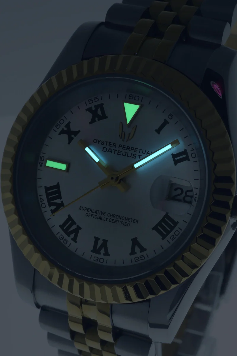 Custom Datejust Wimbledon Two-Tone Gold - Image 6