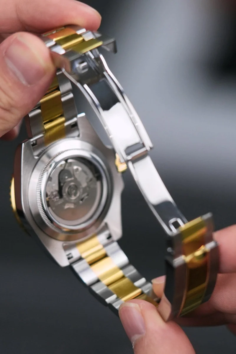 Custom Submariner Two-Tone Gold Black - Image 3