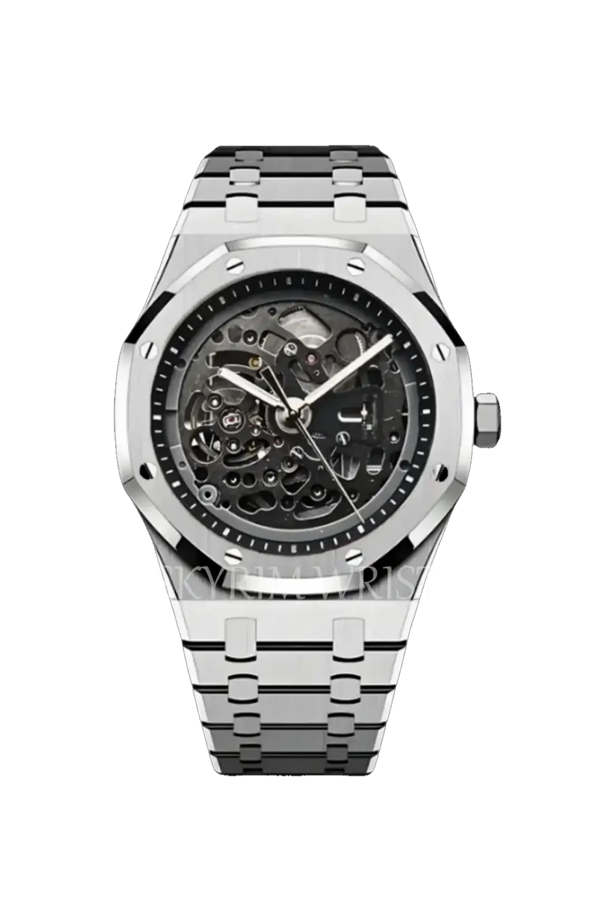 Custom Royal Oak Skeleton Silver II