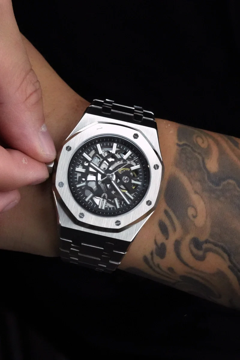 Custom Royal Oak Skeleton Silver - Image 2