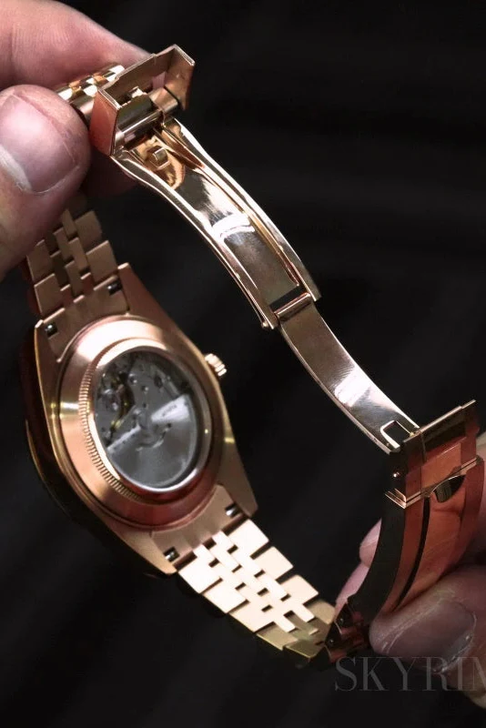 Custom Day-Date Rose Gold Green - Image 2