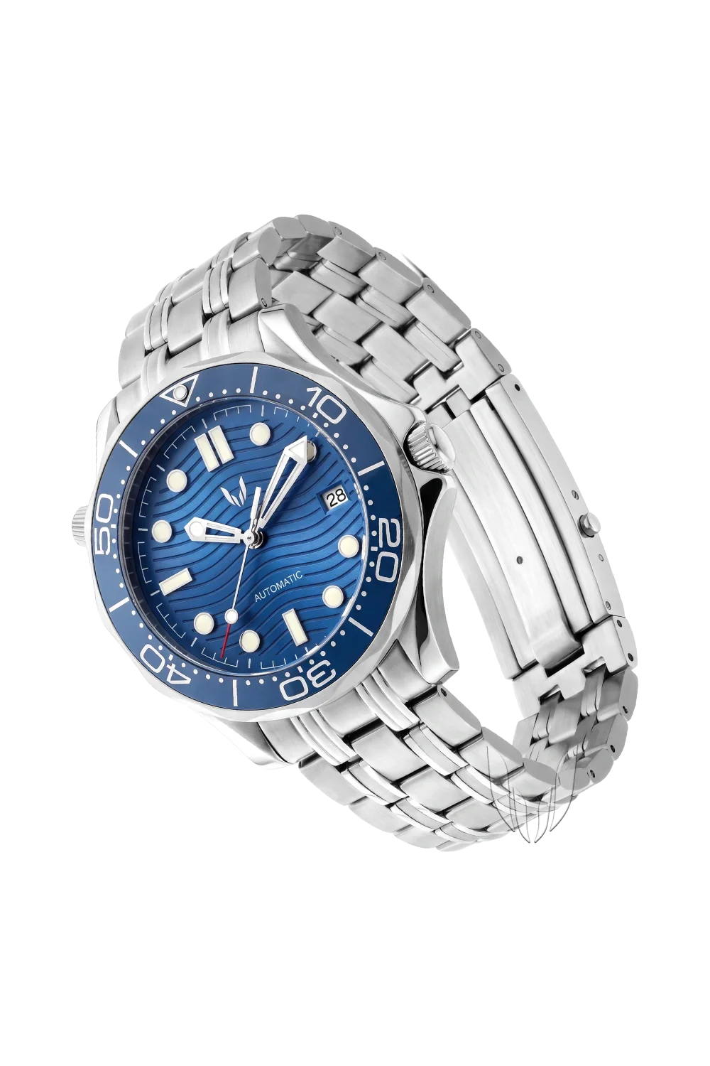 Custom Seamaster Silver Blue - Image 3