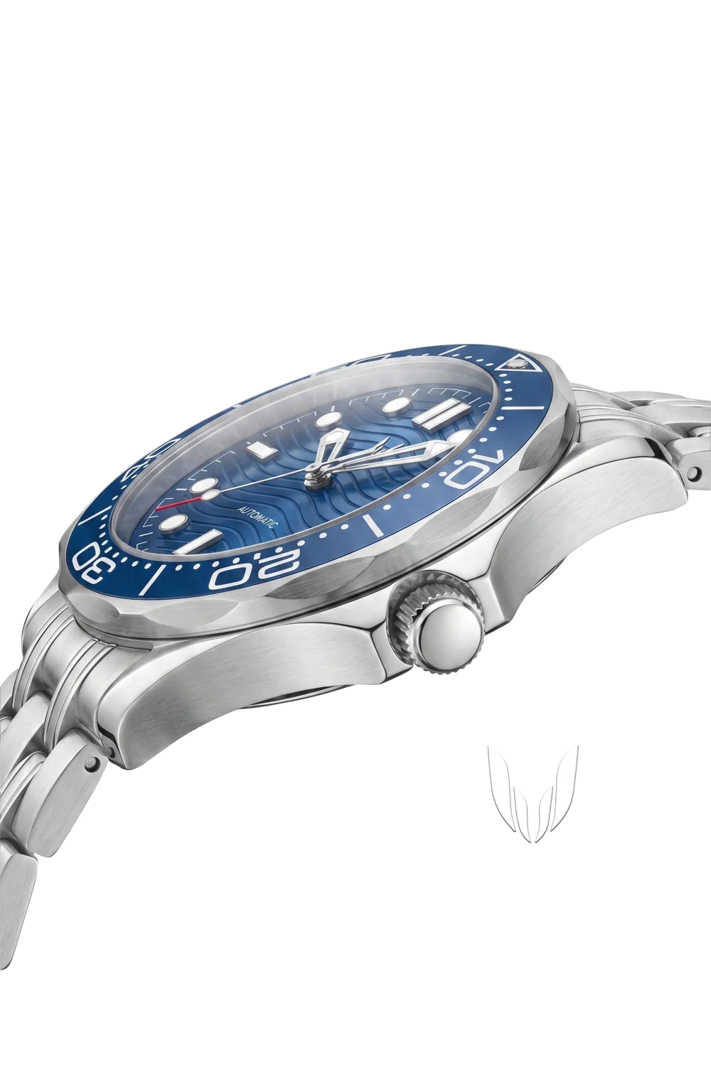 Custom Seamaster Silver Blue - Image 6