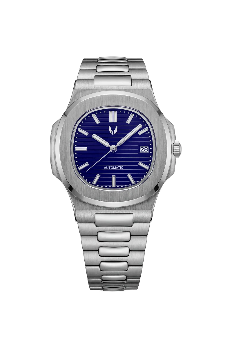 Custom Nautilus Silver Blue