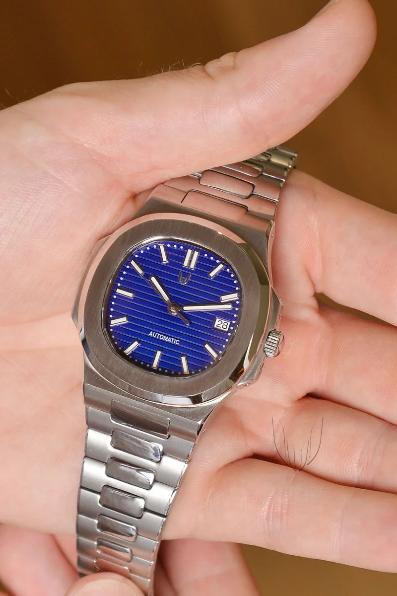 Custom Nautilus Silver Blue - Image 4