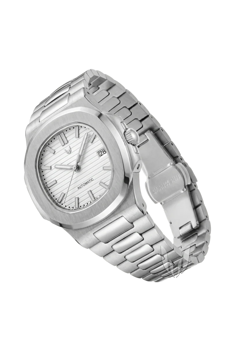 Custom Nautilus Silver White - Image 3